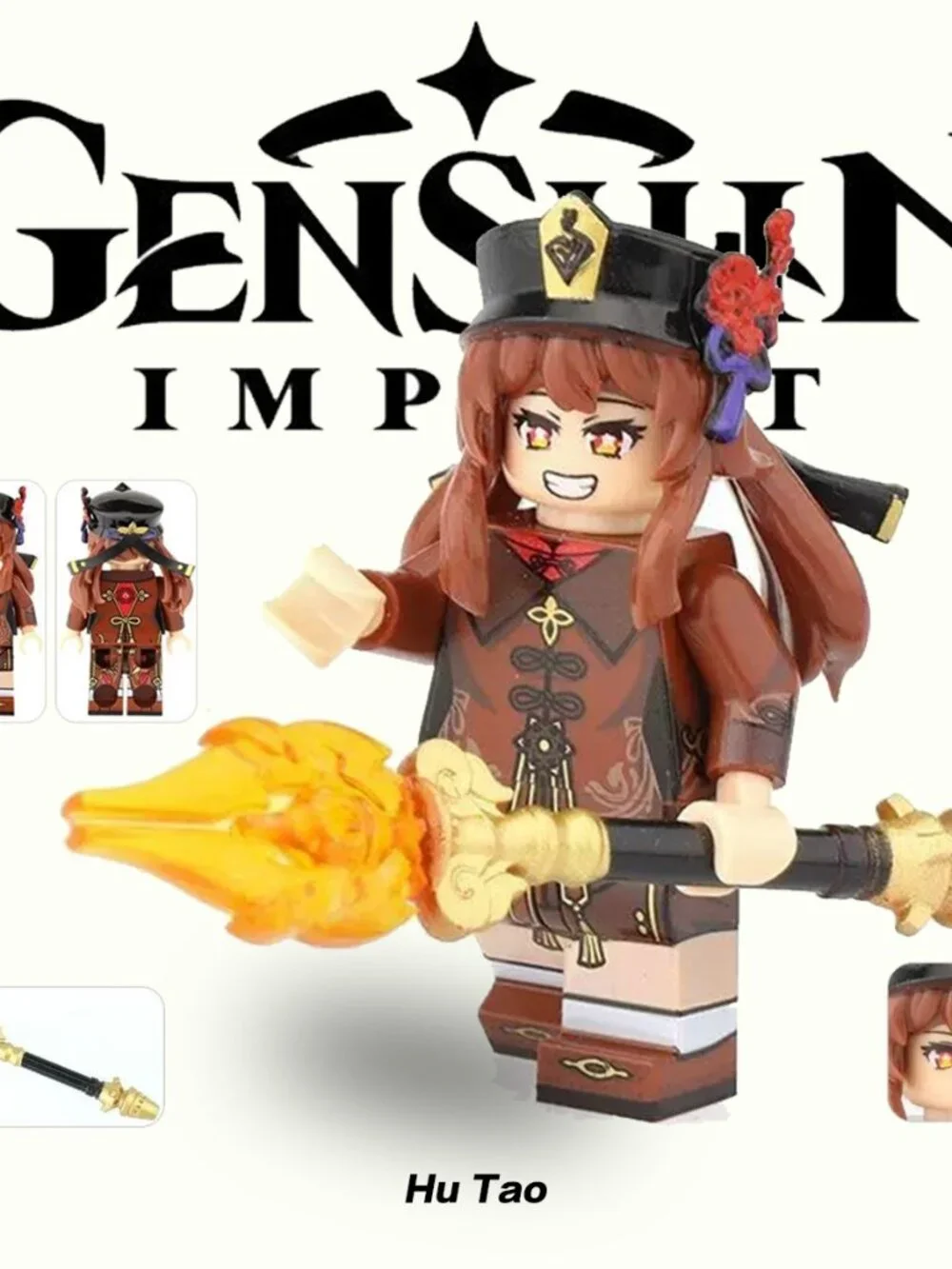 Game Genshin Impact Raiden Shogun Custom Minifigures birthday gift for him